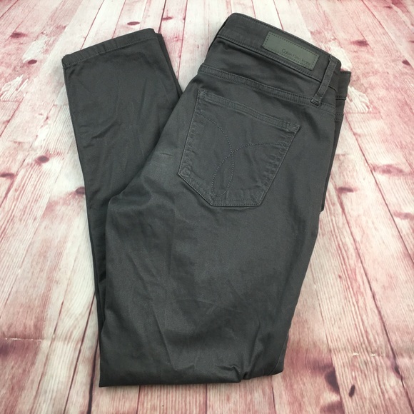 ➡️CK Jeans Gray Ankle Skinny Jean Size 4x25” - Picture 1 of 12
